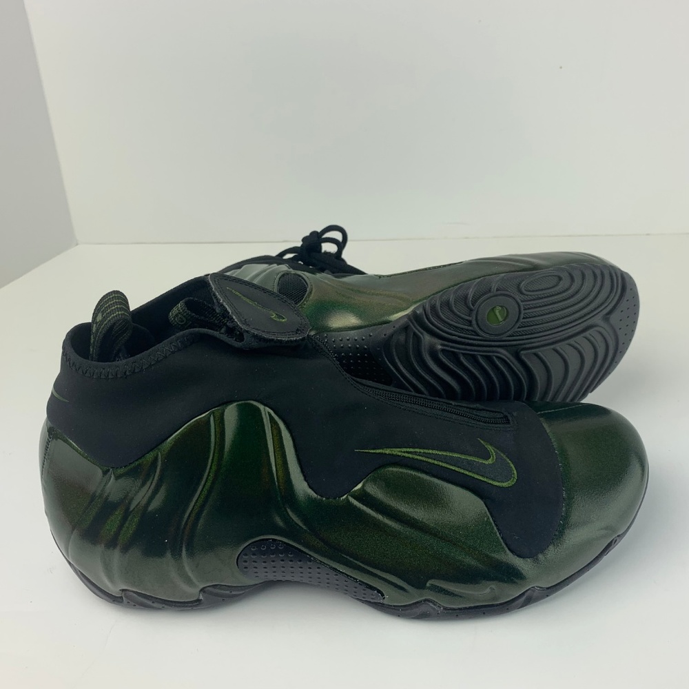 Nike Air Flightposite Mens Legion Green B-ball NEW - Picture 8 of 8